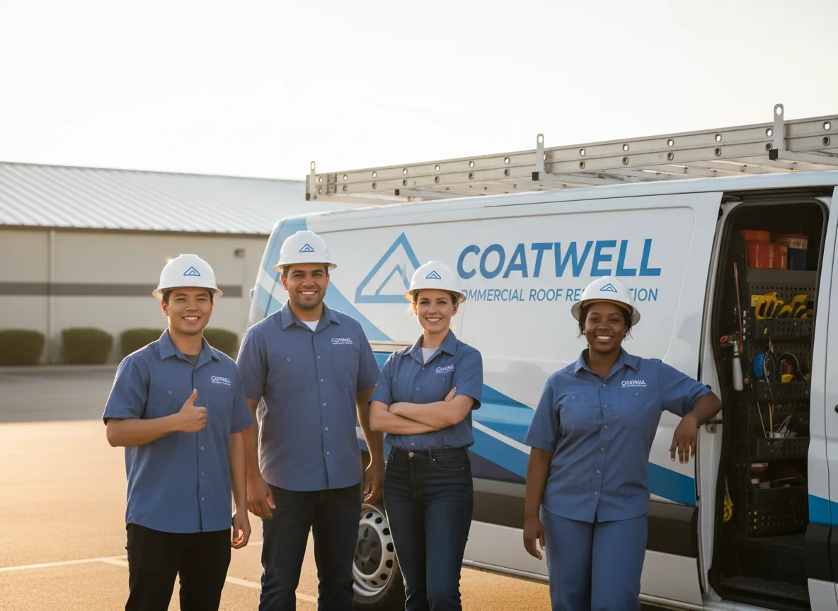 Commercial roof coating company in Fairview, IL